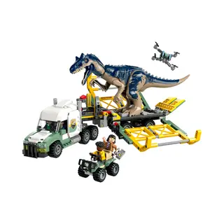 Lego 76966 Jurassic World Dinosaurusmissies: Allosaurus transporttruck