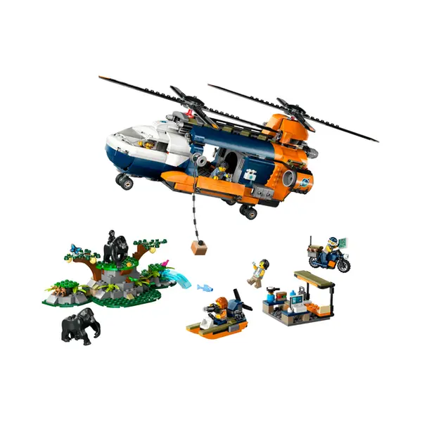 Lego 60437 City Dschungelforscher-Hubschrauber thumbnail