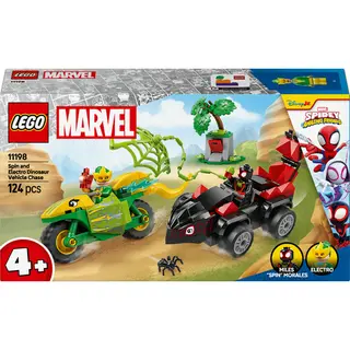 Lego 11198 Spin en Electro achtervolging met dinosaurusvoertuigen