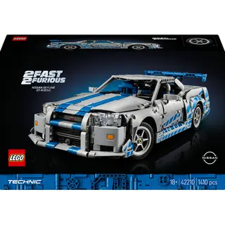 Lego 42210 Technic 2 Fast 2 Furious Nissan Skyline Gt-R (R34) Flitzer