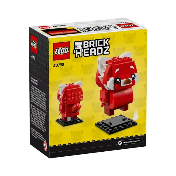 Lego BrickHeadz 40798 Roter Panda Mei – Bauset Für Kinder Und Sammler Ab 10 Jahren, 121 Teile, Inspiriert Vom Disney Pixar Film Rot, Lustiges thumbnail