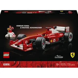 Lego 11375 Icons Ferrari F2004 en Michael Schumacher
