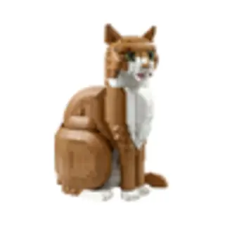 Lego 21376 Ideas Orangefarbene Katze