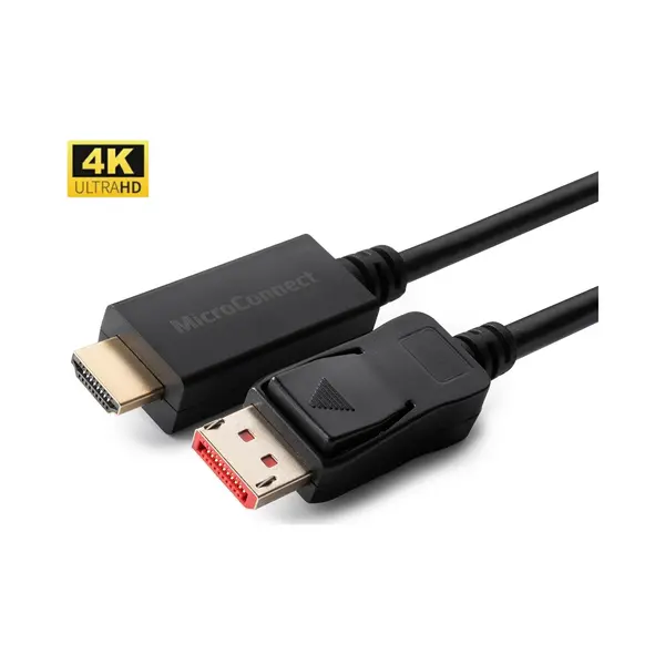 Microconnect Mc-Dp-Hdmi-10004K DisplayPort-Kabel 10 m Schwarz thumbnail