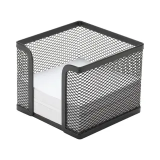 Q-Connect KF00878 memoblokdispenser Vierkant Metaal Zwart