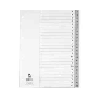 Q-Connect KF01818 Trennblatt Polypropylen (Pp) Grau