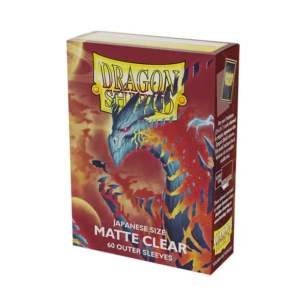 Arcane Tinmen Sammelkarte 60 Japanese Size Matte Clear Outer Sleeves - Clear Cosmere thumbnail