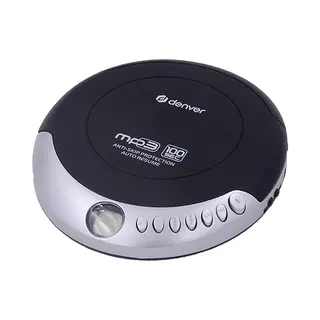 Denver Dmp-391 tragbarer Cd-Player Schwarz, Grau