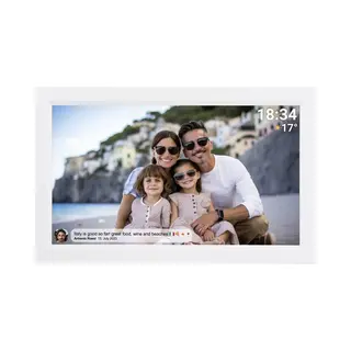 Denver Pff-1503 digital photo frame White 39.6 cm (15.6") Touchscreen Wi-Fi