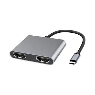 Microconnect USB3.1CHDMIX2 Usb-Grafikadapter Schwarz
