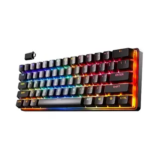Steelseries Apex Pro Mini Wireless Tastatur Gaming Usb + Rf Wireless + Bluetooth Qwerty Us Englisch Schwarz