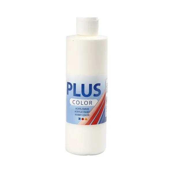 Plus Color Acrylverf, 250 Ml, Off White thumbnail