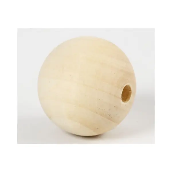Creativ Company 56676 kabelbeschermer Ronde kraal Hout Naturel hout 6 stuk(s) thumbnail