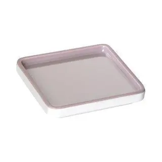 Pantone Serveerschaal - S - Vierkant - 8 X 8 X 1, 3 Cm - Keepsake Lilac 15-2705 - Roze
