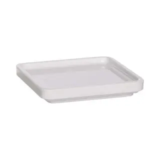 Pantone Serveerschaal - S - Vierkant - 8 X 8 X 1, 3 Cm - Blanc De Blanc 11-4800 - Wit