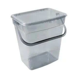Plast Team Waschpulver Aufbewahrungsbox Mit Deckel (10L, Grau)