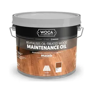 Woca Denmark Maintenance Oil – White, 2.5L | Refreshes & Protects Oiled Wood Floors | Enhances Durability & Natural Beauty | Easy Manual Or Machine