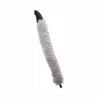 Nature Planet Wolvenstaart - Grijze Pluche Staart Van 68 Cm - Verkleed