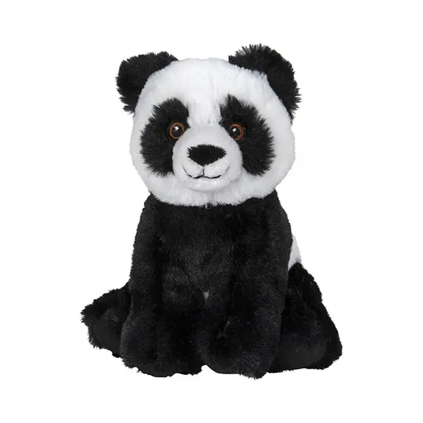 Nature Planet Pluche Pandabeer - Knuffelbeer - 16 Cm - Beren Knuffels - Speelgoed thumbnail