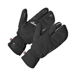 GripGrab Nordic 2 Winddichte Deep Winter 3-Finger Lobster Fahrradhandschuhe Gepolsterte Primaloft Radsport Handschuhe