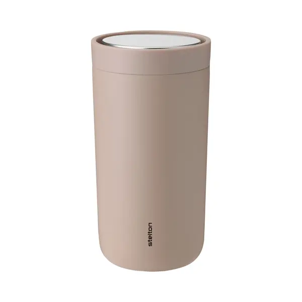 Stelton To-Go Click - Thermobecher, Doppelwandige Isolierflasche - Rostfreier, Auslaufsicherer Kaffeebecher/Teebecher Mit Smart-Click-Deckel - Heiße thumbnail