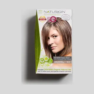 Naturigin Natural Permanent Home Hair Dye-Ammonia-free – Dark Golden Copper Blonde 6.0