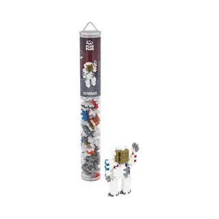 Plus-Plus 4184 Geniales Konstruktionsspielzeug, Astronaut, Kreativ-Bausteine Tube, 100 Teile