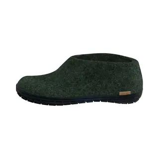 glerups dk Glerups Indoor Outdoor Hausschuhe Herren & Damen Mit Gummisohle (Forest) | Unisex Wolle Hausschuhe