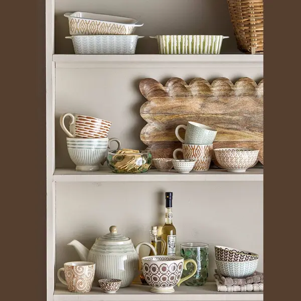 Bloomingville Becher Keramik Grün Maple 7cm thumbnail