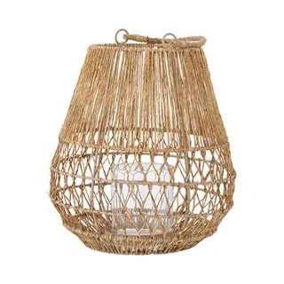 Bloomingville - Ramona Lantaarn - Naturel Jute - ⌀26 X H40 Cm