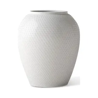 Lyngby, Vaas, Porcelaen - Rhomb Vaas 25 Cm (1 x)