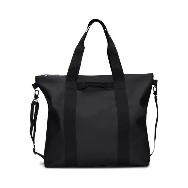 Rains Black Tote Bag R14150-01 thumbnail