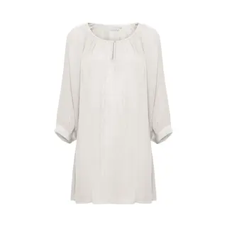 Kaffe Tunika Amber Damen Tunika Amber 3/4 Arm Casual Shirt Rundhals 42, Chalk