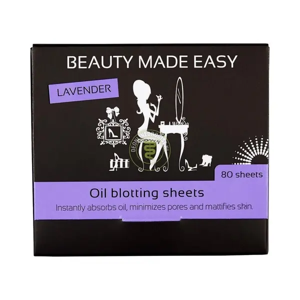 Beauty Made Easy Lavender Oil Blotting Sheets thumbnail