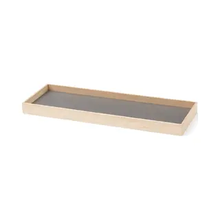 Gejst Design - Frame Tray Small - Eiken Dienblad Met Grijs Blad - 32 X 11 X H2, 2cm