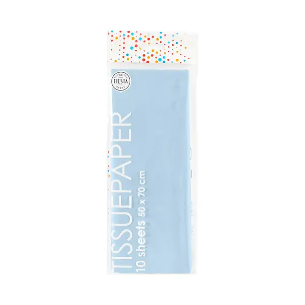 globos Tissuepapier 10 Vellen Baby Blauw, 50x70cm thumbnail