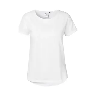 Neutral Ladies Roll Up Sleeve T-Shirt, Größe, Xxl, Farbe, White