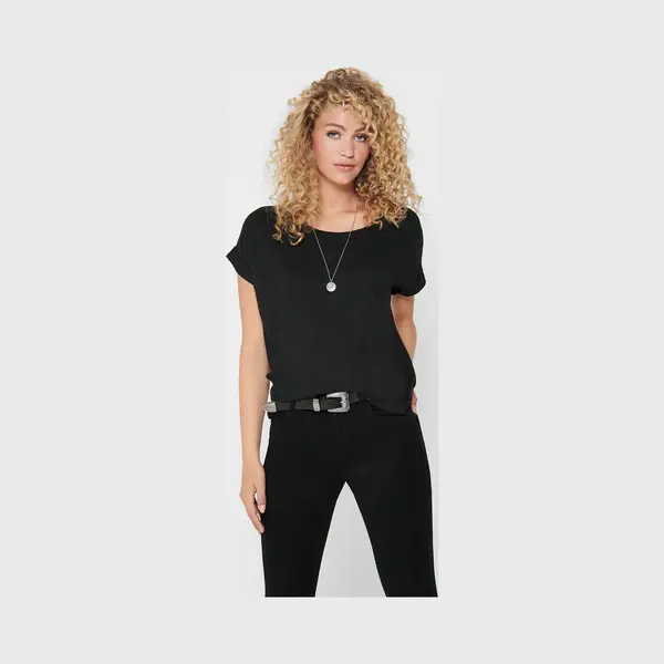 ONLY Nur 15106662 T-Shirt Rundhalsausschnitt Kurzarm Elasthan, Polyester, Viskose thumbnail