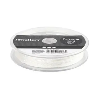Creativ Company Polyester Koord Wit, 50m
