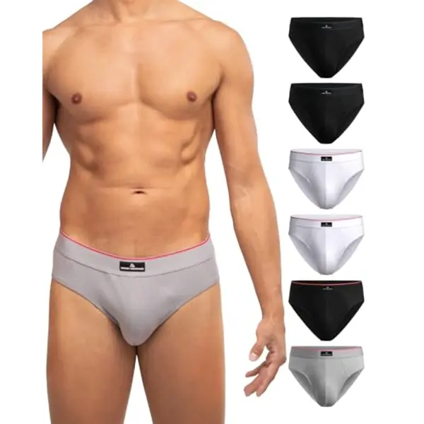Danish Endurance Slip Classic Briefs (6-St) Kurze & Enge Herren Unterhosen Aus Baumwolle, Mit Stretch thumbnail
