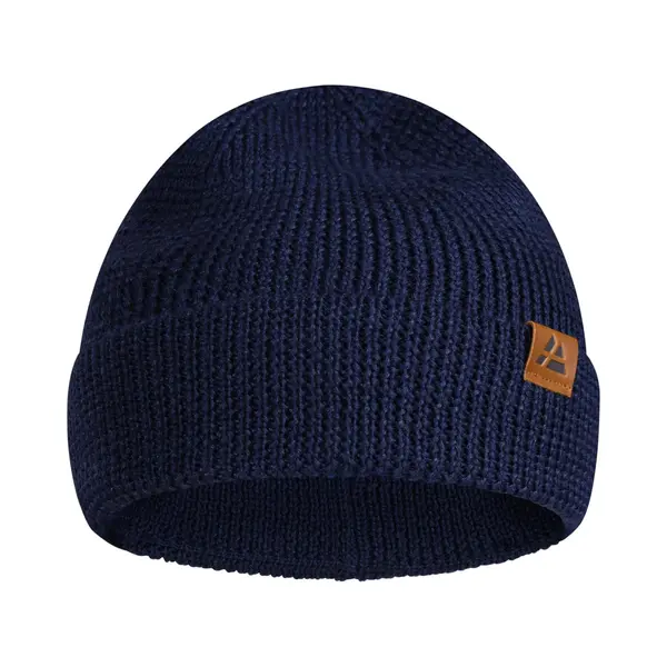Danish Endurance Beanie Met Merinowol - Gebreid - Blauw thumbnail