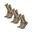 Beige - 3 paar