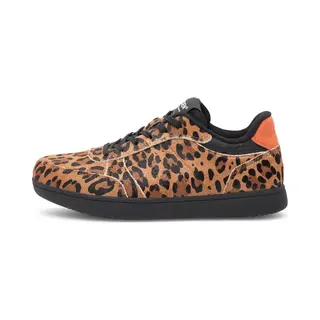 Woden Sneakers Laag ' Bjork Leo ' Lichtbruin / Oranje / Zwart