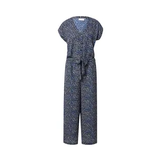 Kaffe Ilona Tie Waist Jumpsuit In Dark Navy