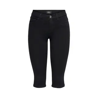 Only Caprijeans "Onlrain – Skinny Fit Mit Mittlerer Leibhöhe Für Moderne Silhouette" Skinny Fit, Denim/Jeans, Viskosemischung, Unifarben,