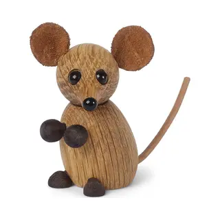 Spring Copenhagen Die Stadtmaus Holzfigur - Zauberhafte Handgefertigte Dekoration