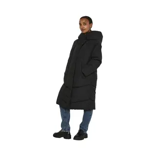 Noisy May Tally Long Jacket Winter Coat Black