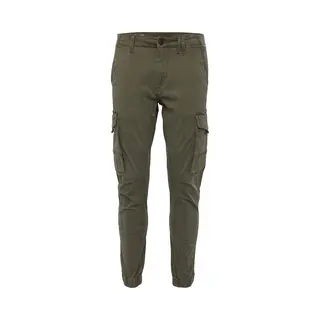 Jack & Jones Cargobroek 'JJIPaul JJFlake' Donkergroen