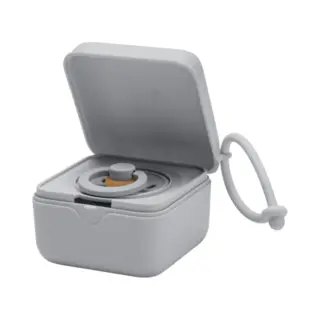 Bibs Pacifier Box With Strap. Soother Holder And Steriliser Case. 100% Bpa Free Food-Grade Material. Made In Denmark. Cloud