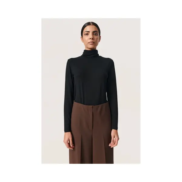 Women's Long-sleeved Turtleneck Sweater Soaked In Luxury Hanadi thumbnail